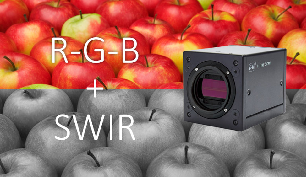 New JAI line scan camera provides simultaneous and separate imaging of R-G-B + short wave infrared (SWIR) light